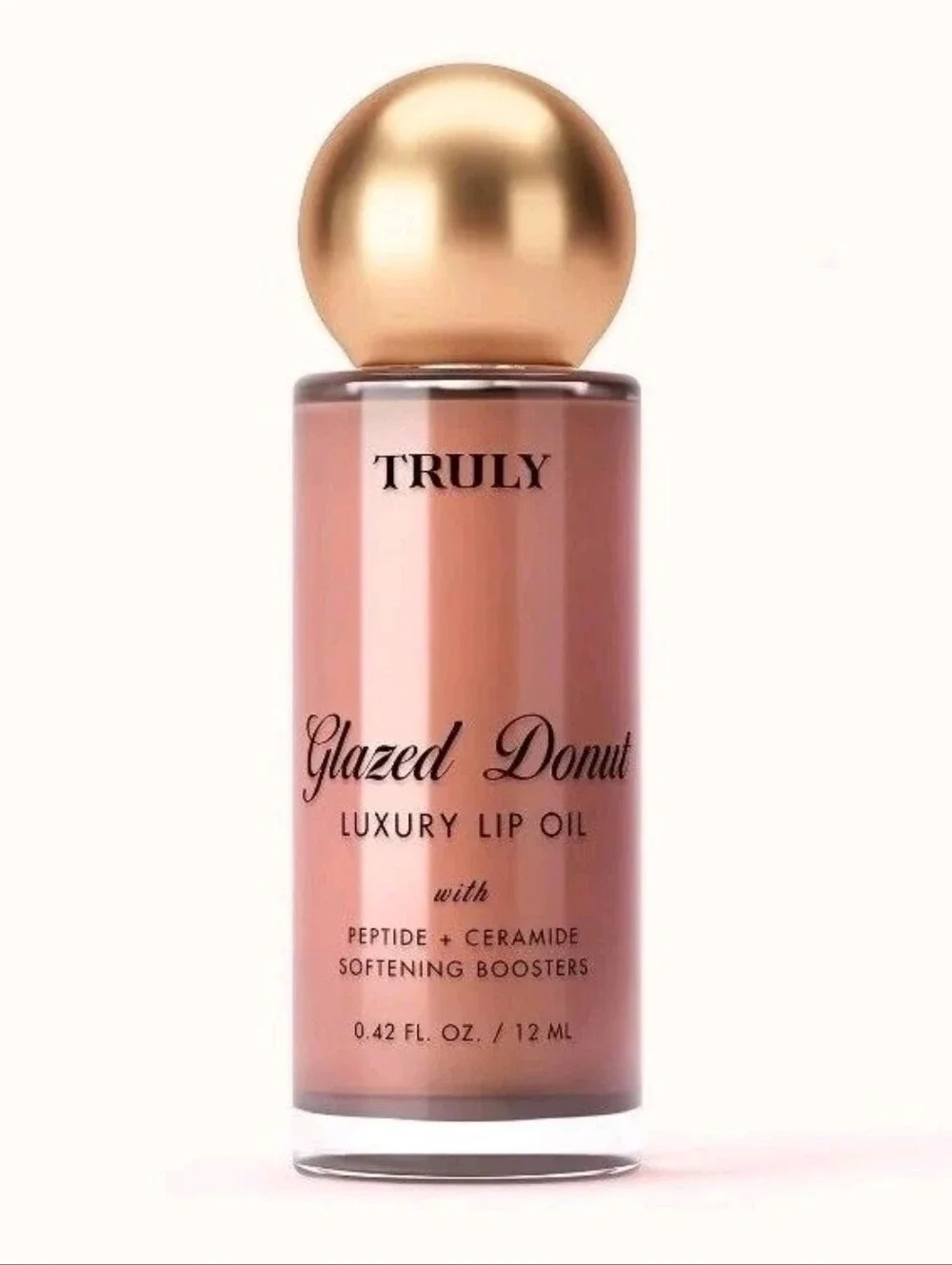 4 x Truly Luxury Lip Oils Soft Serve, Cherry Baby, Glazed Donut x 2 Sealed!
